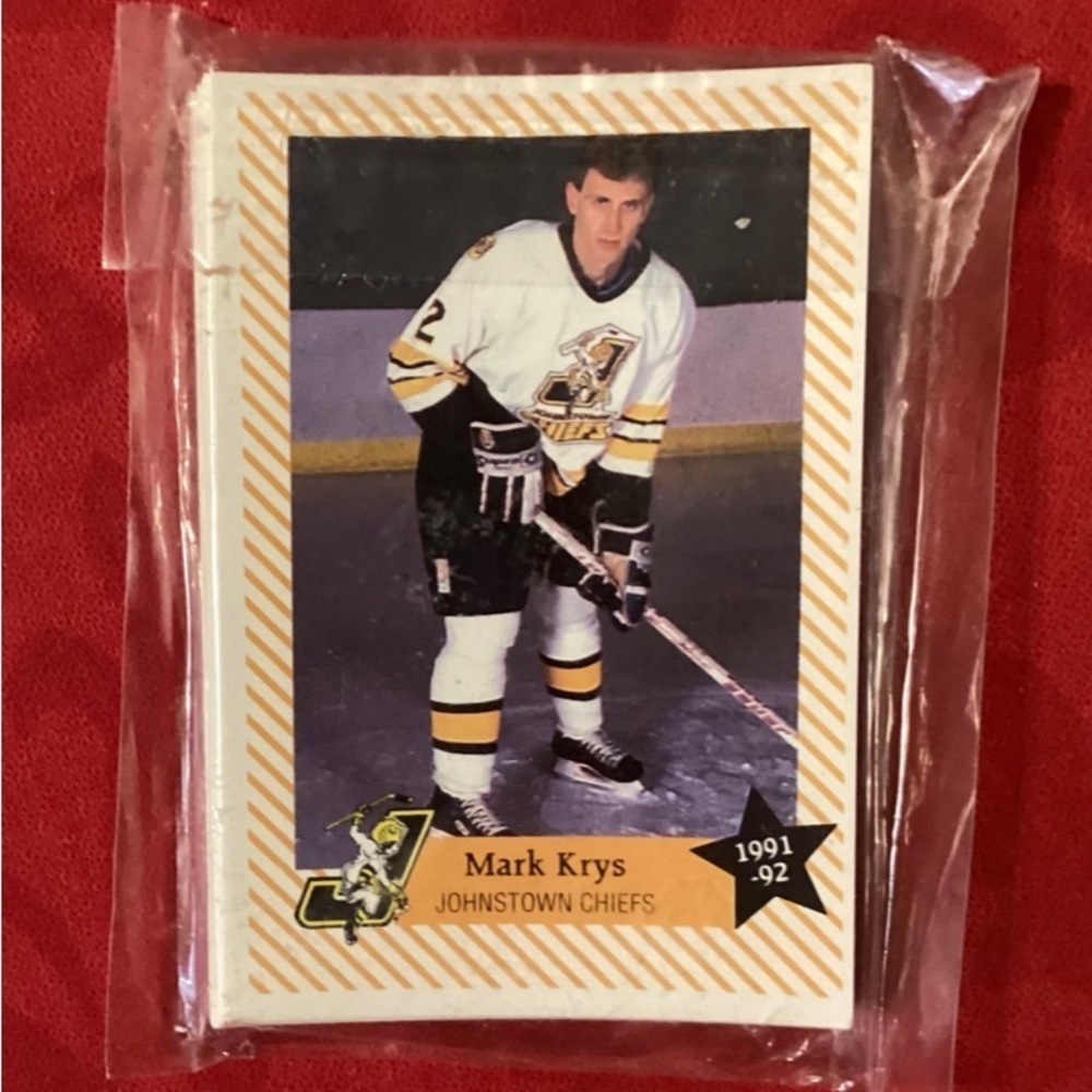 Set of 20 Vintage 91-92 Johnstown Chiefs ECHL Minor League Hockey Cards Slapshot